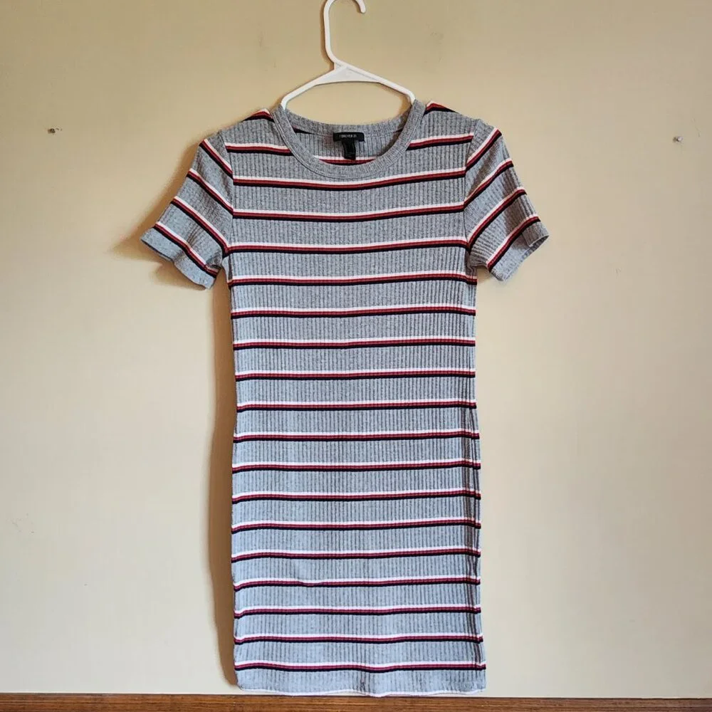 Forever 21 Women's Cotton Mini Dress Size Large - Picture 3 of 6